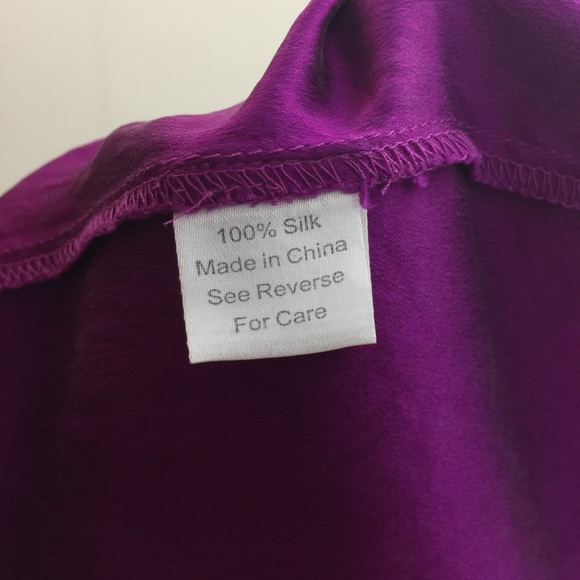 Parker Magenta Purple Silk Sleeveless Dress - Picture 6 of 8